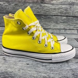 yellow converse